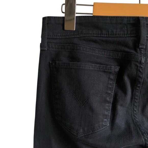 Levi’s 711 Skinny Black Wash Skinny Jeans Size 28 - Picture 10 of 13